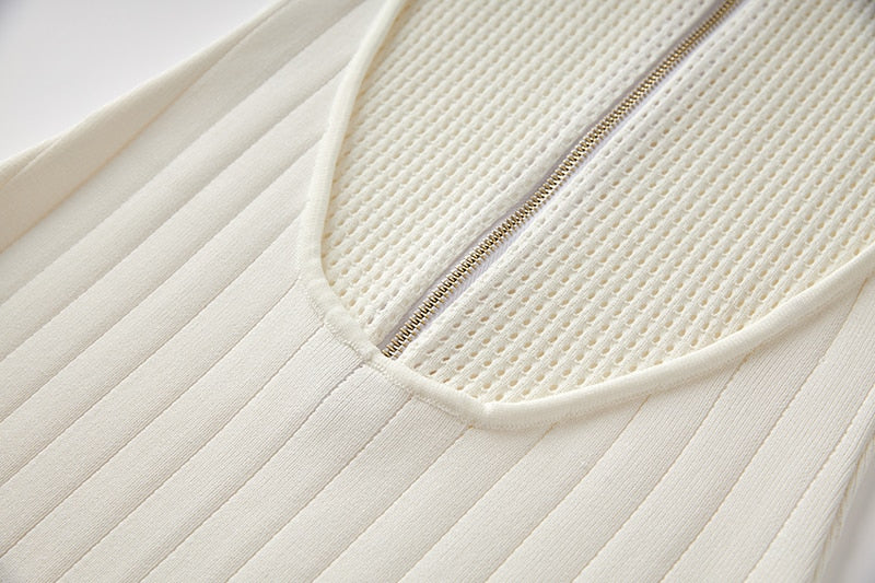 White Bandage Midi Dress