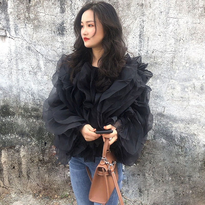 Ruffles Chiffon Blouse
