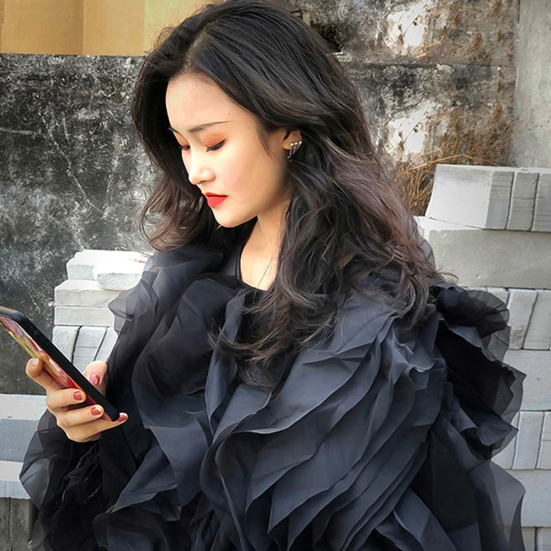 Ruffles Chiffon Blouse