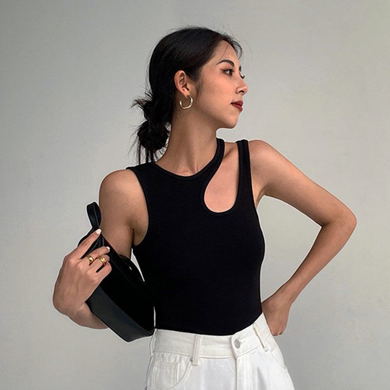 Asymmetrical Rib Top