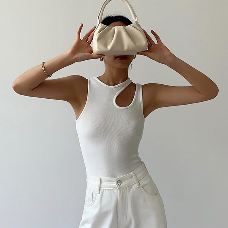 Asymmetrical Rib Top