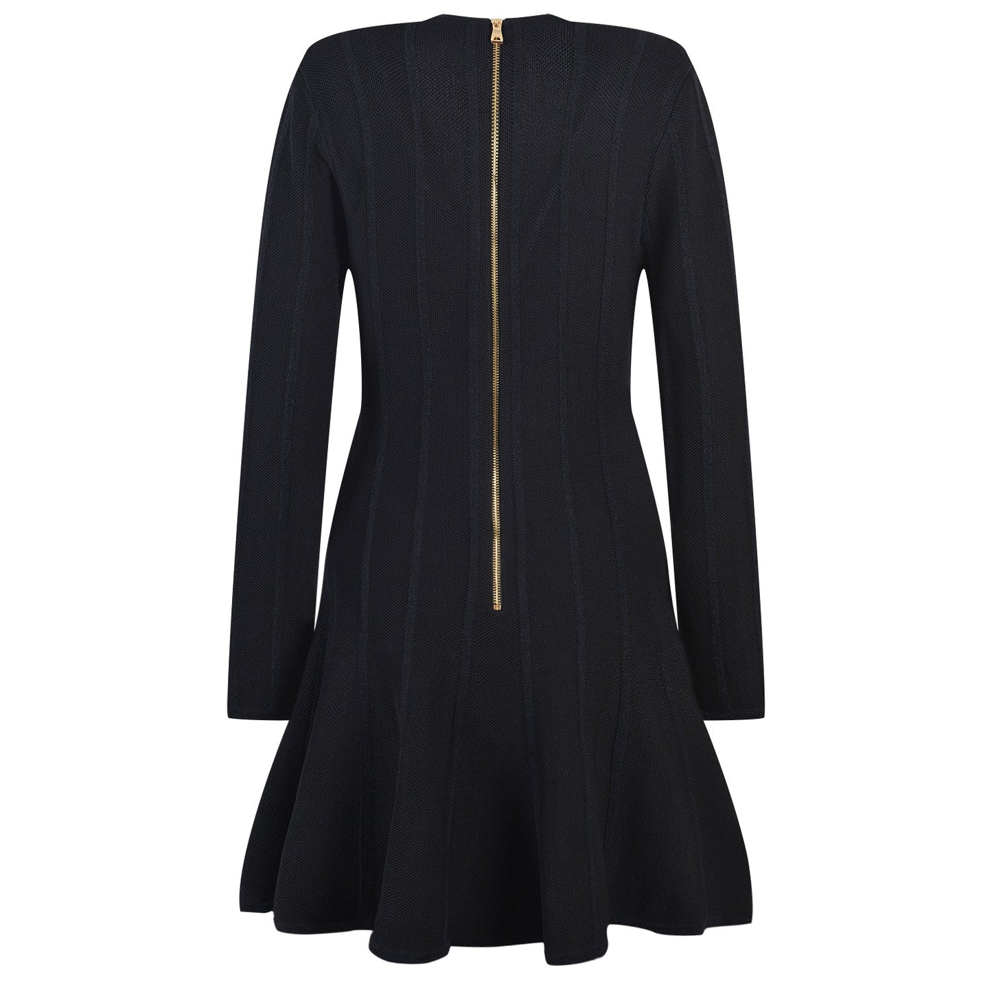 Black Mini V-neck Dress