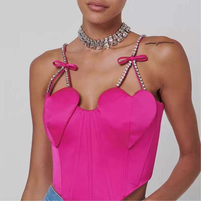 Pink Diamond & Hearts Top