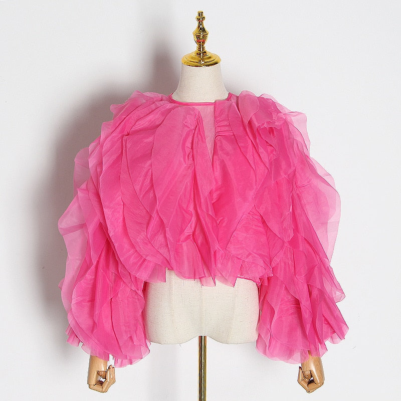 Ruffles Chiffon Blouse