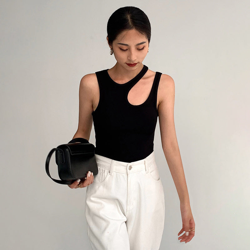 Asymmetrical Rib Top