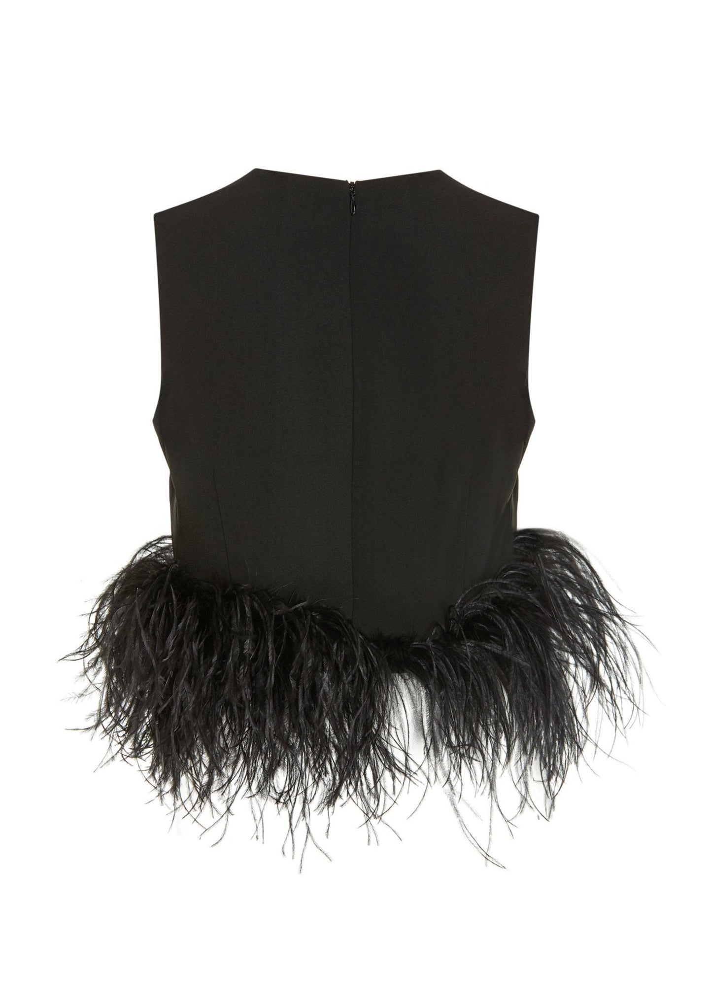 Top with feathers