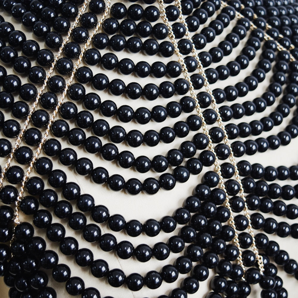 Black Pearl Necklace