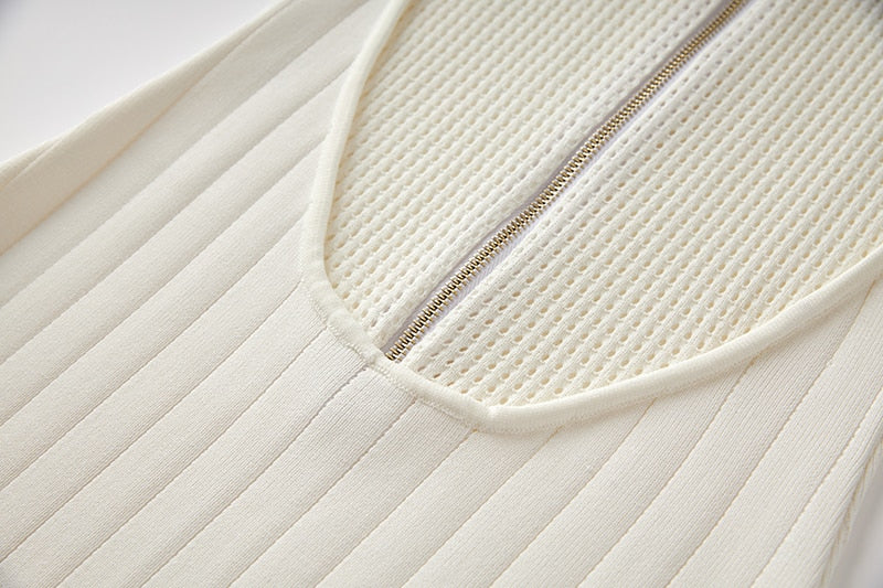 White Bandage Midi Dress