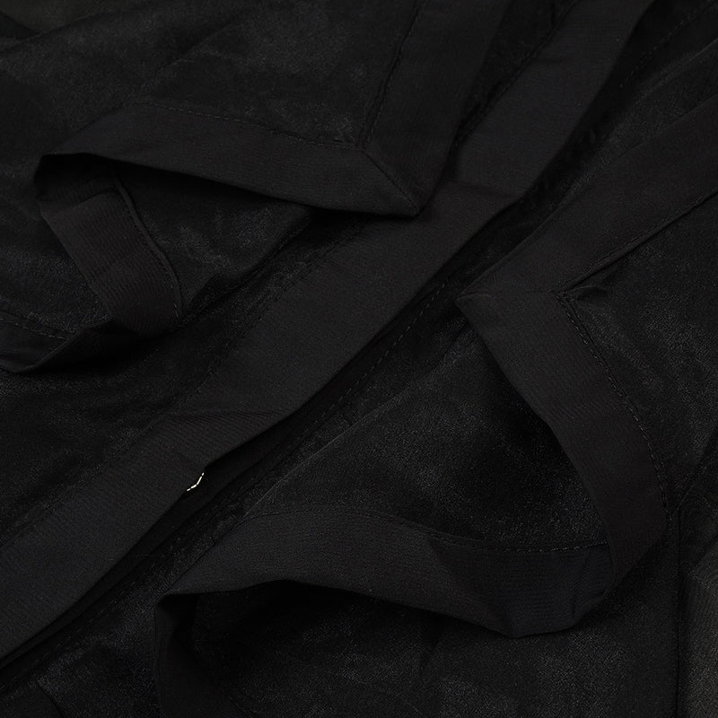 Transparent Black Bodysuit