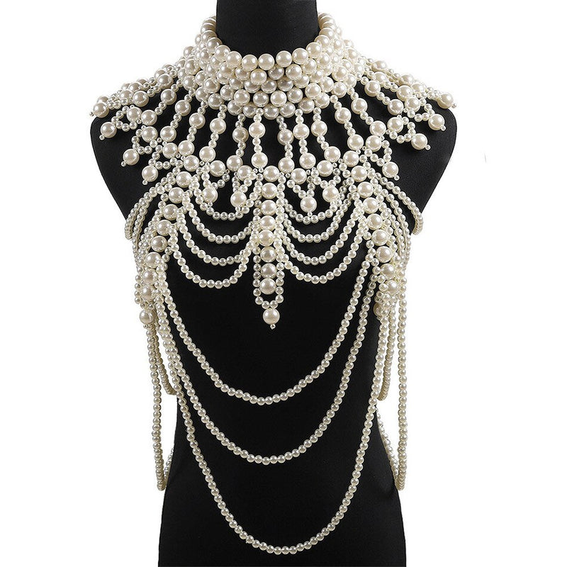 Pearl Body Chains Necklace – Marssiana