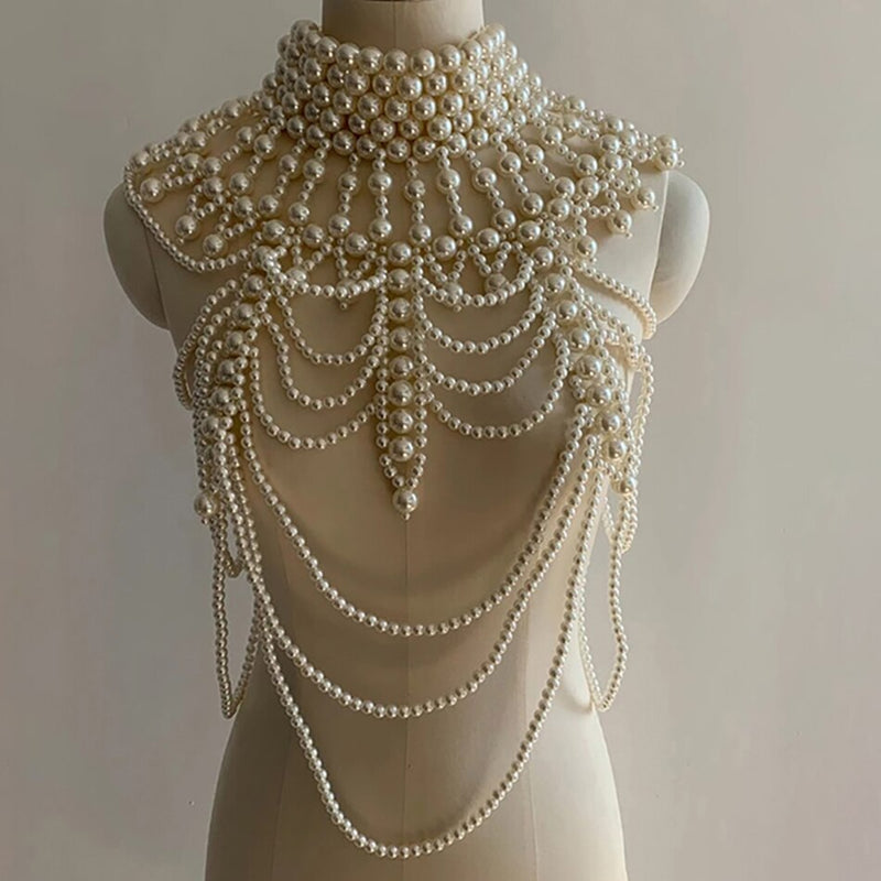 Pearl Body Chains Necklace – Marssiana