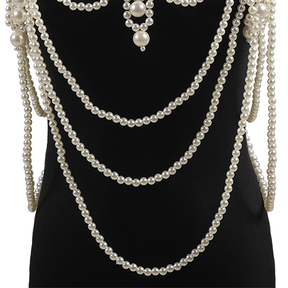 Pearl Body Chains Necklace