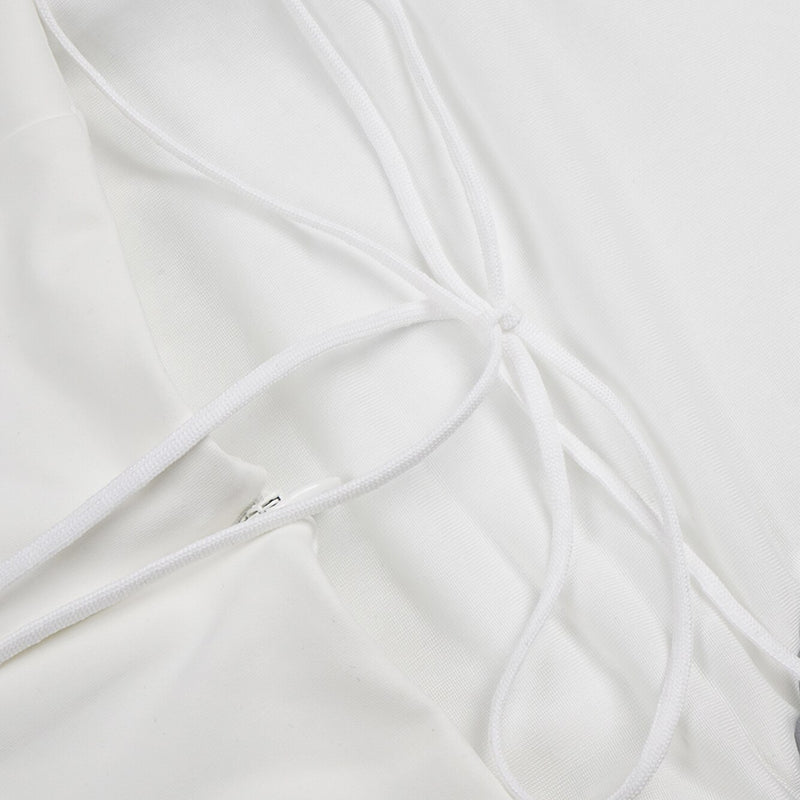 White Open Back Maxi Dress – Marssiana