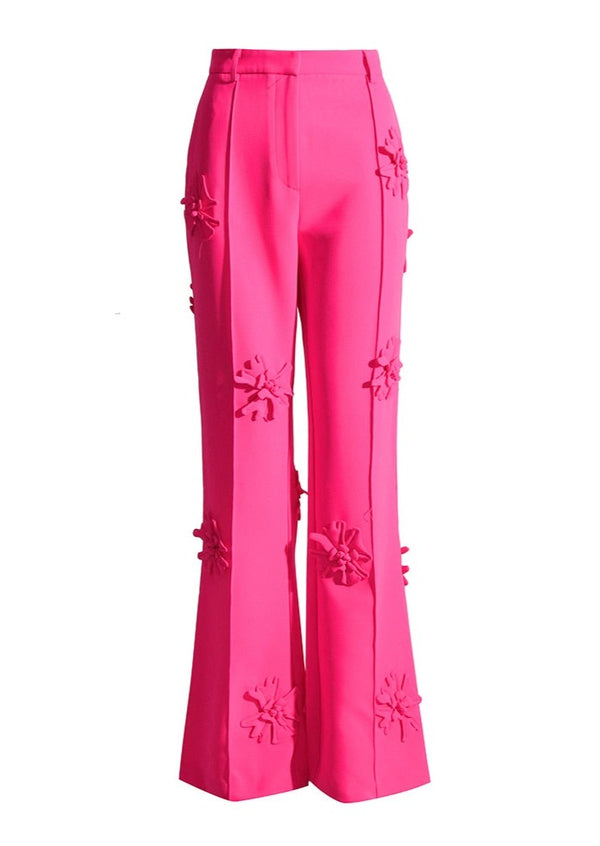 Pink Pants With Flowers